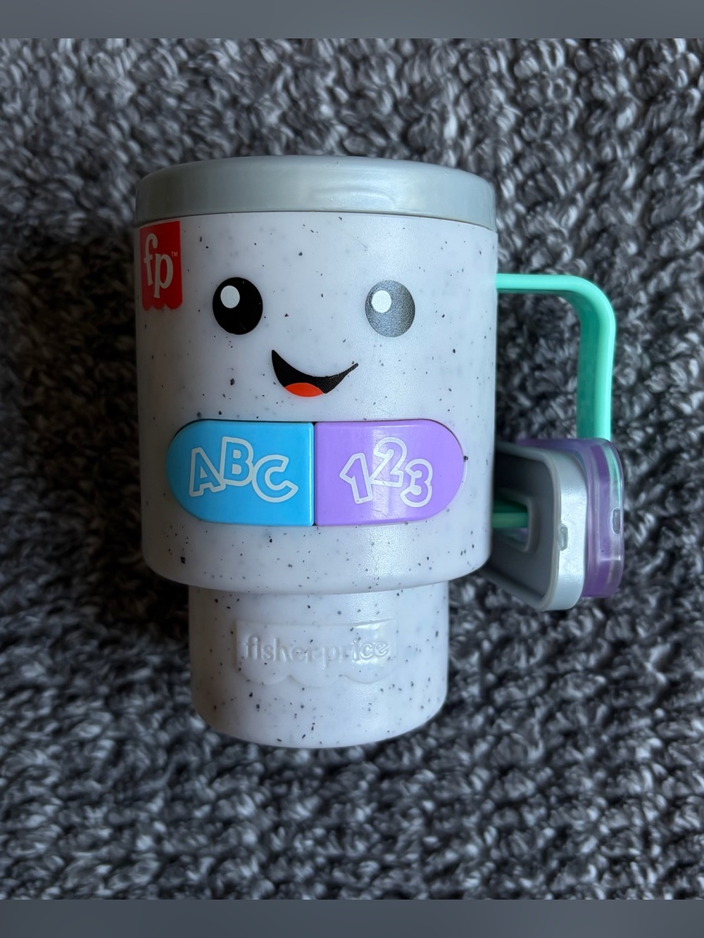 Fisher Price Laugh & Learn Coffee Mug - Kids Pretend Play Tumbler Lights Sounds